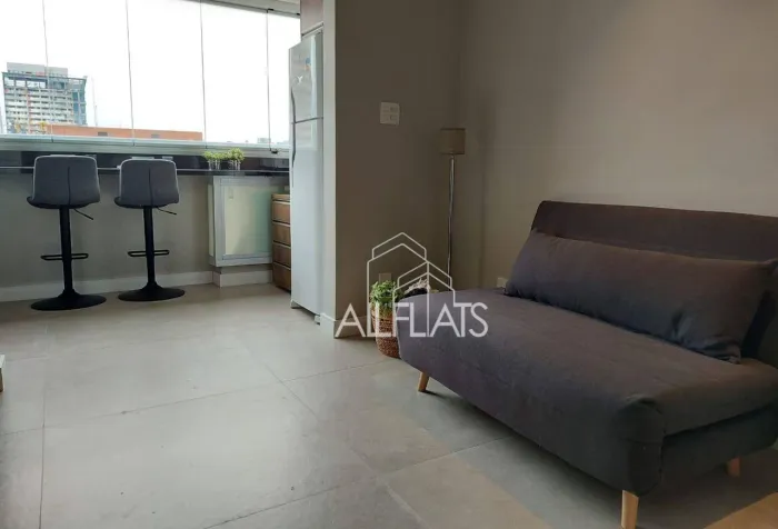 Apartamento com 1 quarto para alugar, 25 m² - Pinheiros - São Paulo/SP