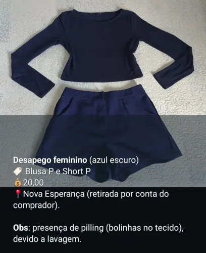 Desapego roupas feminina de 5 à 25 reais