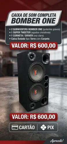Caixa de som Bomber One