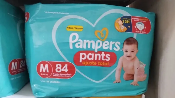 Fralda Pampers pants M c/84