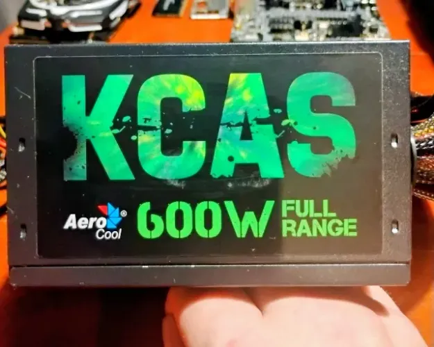 Fonte KCAS-600W Full Range 80 Plus Bronze