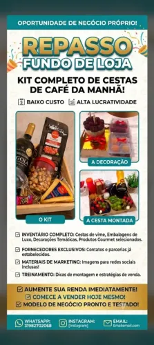 Repasso fundo de loja