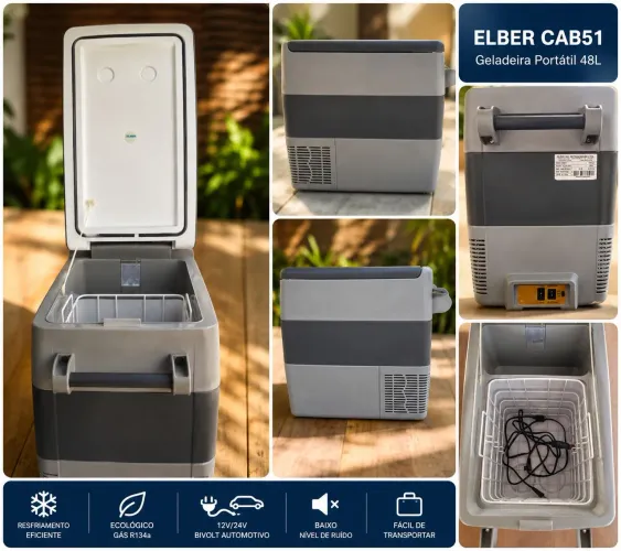 Geladeira automotivo Elber 55l