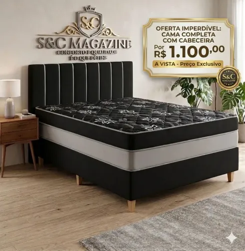 CAMA CASAL EXECUTIVE+CABECEIRA CASAL 