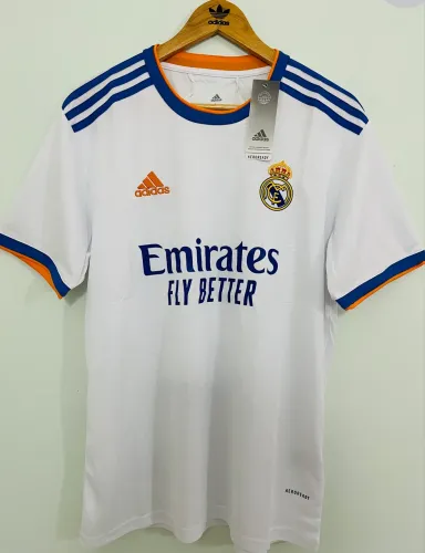 Camisa Real Madrid 2021/22 - Modelo Retrô (Pronta Entrega)
