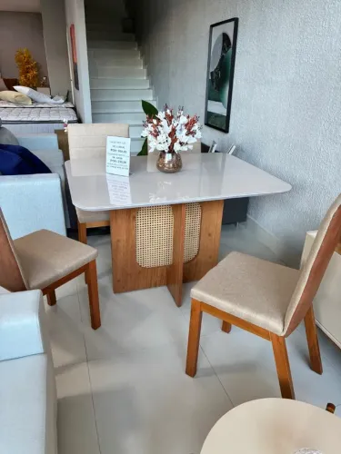 Conjunto Mesa de Jantar 120x90
