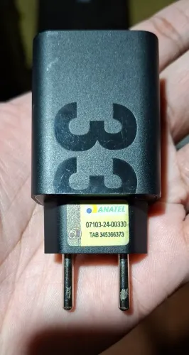 Carregador 33w com cabo original motorola
