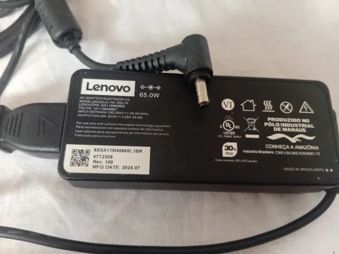 Carregador Original Lenovo Ideaped