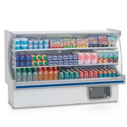 Balcão Refrigerado GPDV-175 Vitalis 2 Placas Frias 175 cm Vidro Curvo Gelopar 220V