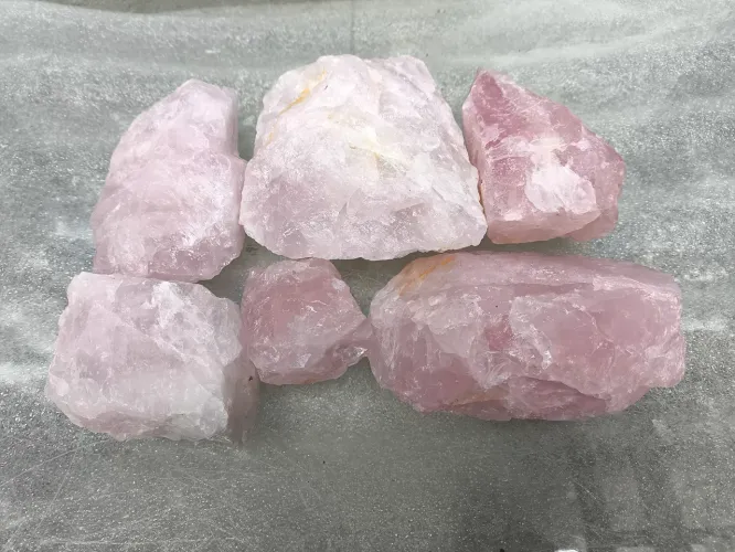 Lote de quartzo rosa