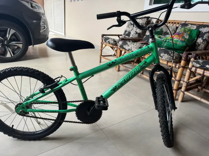 Bicicleta Mountain Bike Aro 20 Cross Flash Boy Verde