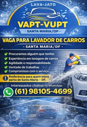 Vaga de lavador