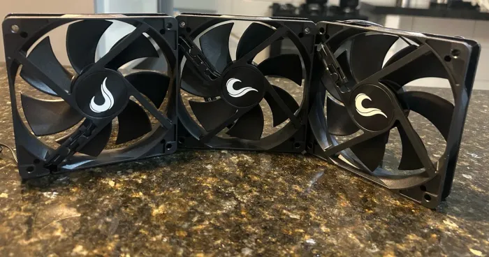 Kit com 3 Fan Rise Mode 120mm Preto