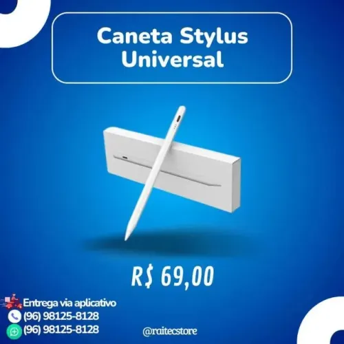 Caneta Stylus Universal para Tablet