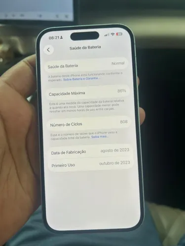 Vendo iPhone 15 em perfeito estado de conservação 