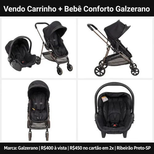 Bebe conforto+carrinho Galzerano