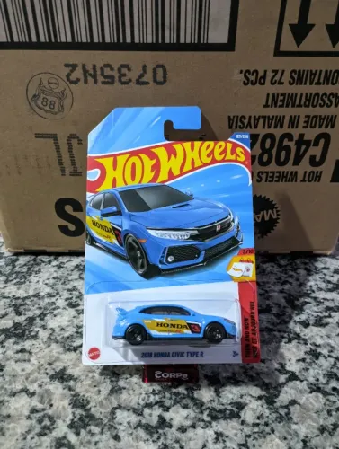 2018 Honda Civic Type R (Azul) - Hot Wheels