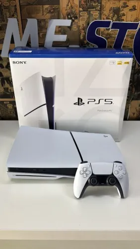 PS5 SLIM FISICA FÍSICA SEMI NOVO - IMPECÁVEL