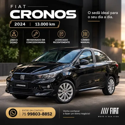 Fiat Cronos Drive 1.3 8V Flex 2024