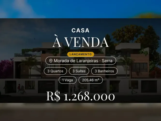 Exclusivo em Morada de Laranjeiras Casa Triplex com Churrasqueira e SPA!