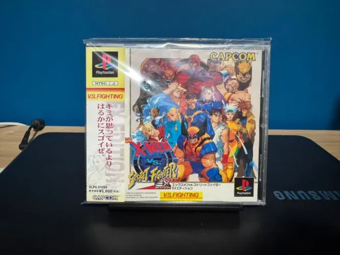 Playstation X-men vs Street Fighter Original possui travamentos 