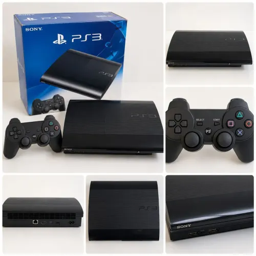PlayStation 3 Super Slim desbloqueado, 700GB+11 jogos digitais e 2 jogos físicos