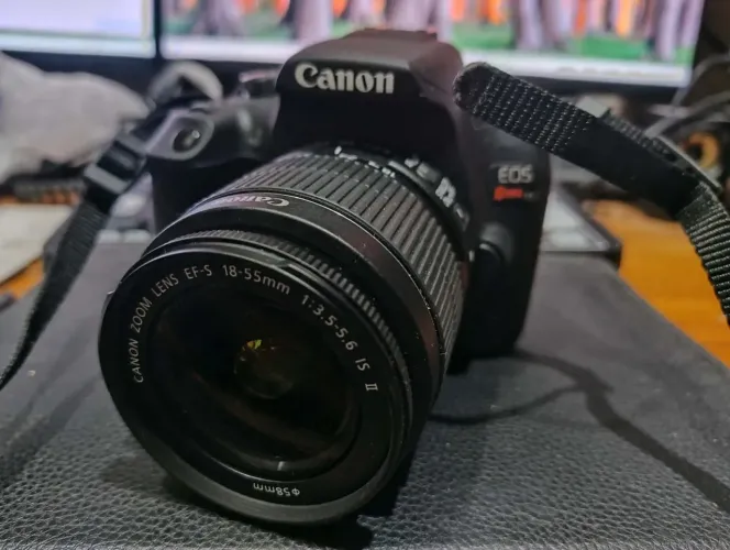 Canon EOS Rebel T7 + Lente 18-55mm | Nota Fiscal | 2 Baterias