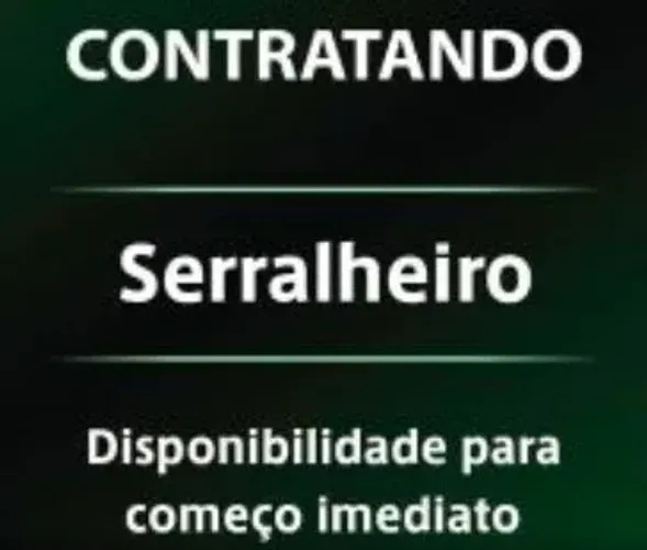 Serralheiro (Regime CLT)