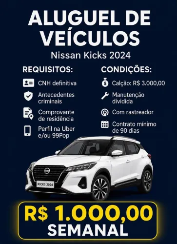 Aluguel veículos