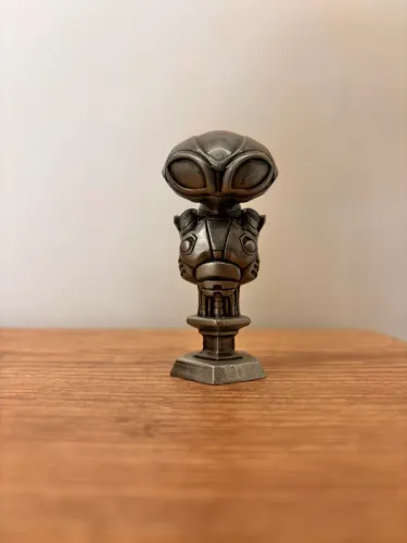 Mini Busto Arraia Negra Steel Collectibles Omelete DC Comics