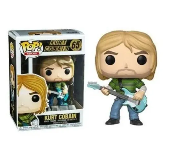 Boneco Funko Pop - Rocks Kurt Cobain.(NOVO)