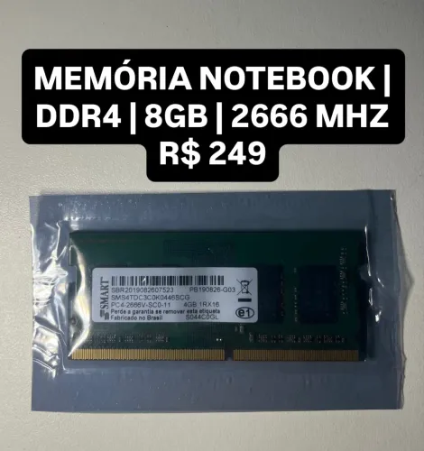 Memória notebook Ddr4 | 8gb