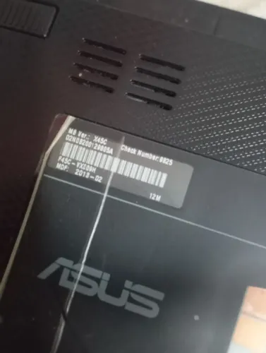 Notebook ASUS X45C Funcionando | Com Carregador | Sem Bateria
