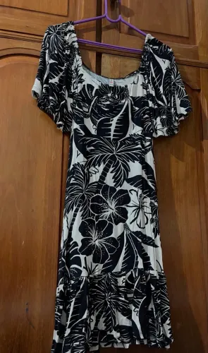 Vestido Tropical Blue Steel