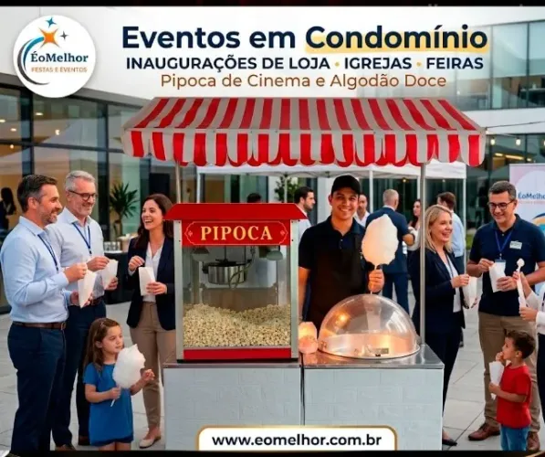 Pipoca e Algodão Doce - Festas e Eventos