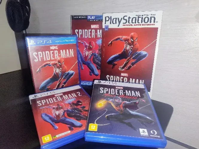 Kit Jogos Homem Aranha PlayStation