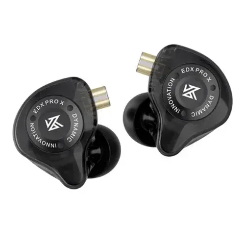 KZ EDX Pro X Premium p/ Games, Música e Retorno de Palco com drive dinâmico - Com/Sem Mic