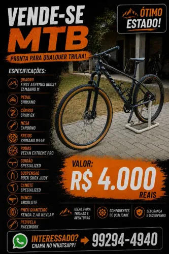 vendo MTB aro 29