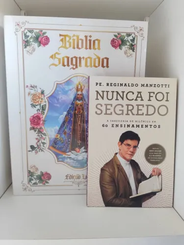 Bíblia Sagrada Edição de Luxo + Brinde à sua Escolha.