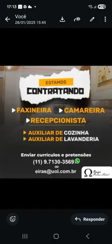 Recepcionista para Hotel 