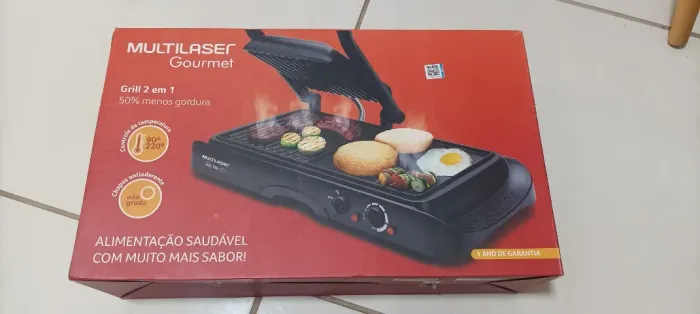 Grill 2 em 1 Multilaser