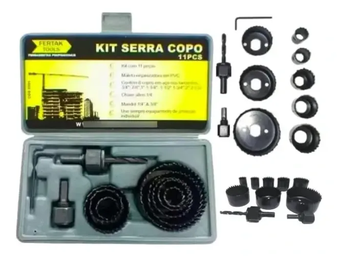 KIT SERRA COPO COM 11PCS - OFERTA VALIDA ATÉ 04/10