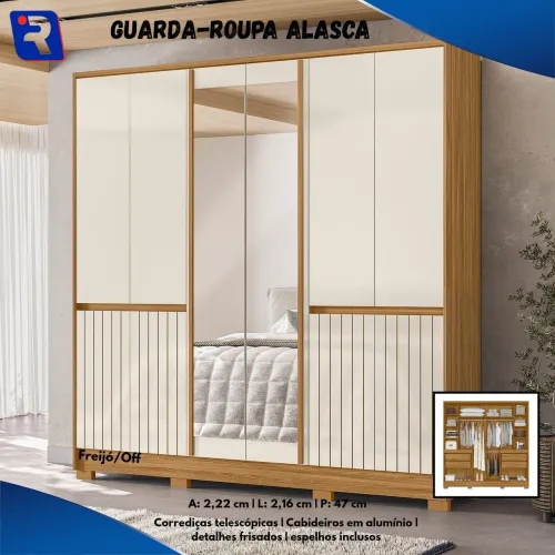 Guarda roupa Moval Alasca
