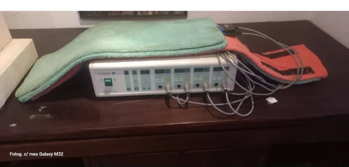 Aparelho de PRESSOTERAPIA para drenagem linfática 