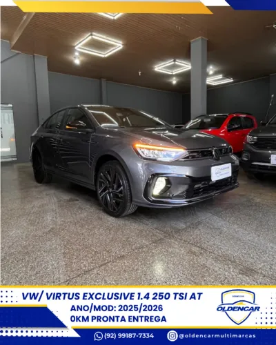 Volkswagen Virtus Exclusive 250tsi 1.4 Flex 16V AUT 2026