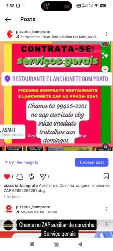 Conzinheira auxiliar