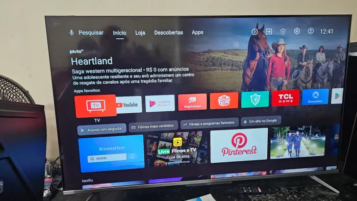 Smart TV TCL 55 POLEGADAS 4K <br>3 meses garantia