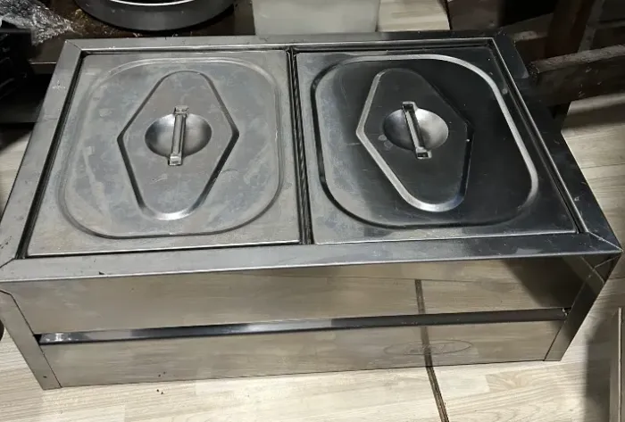 Rechaud salada duas ou três cubas