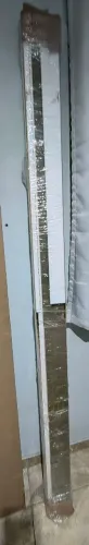 Kit batente guarnição regulável madeira branco MDF