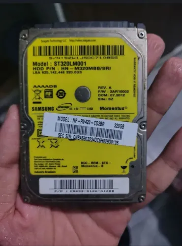 HD 320GB Seagate Samsung Momentus - SATA 2.5"